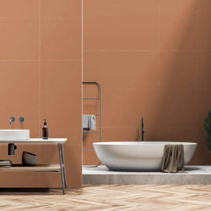 Minimalistische terracotta klei effen effen vlakke behang