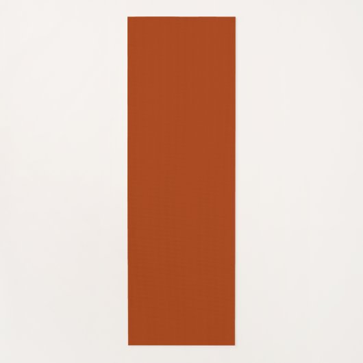 Minimalistische Terracotta Yoga Mat (Voorkant)