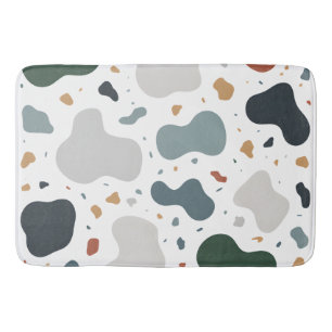 Minimalistische Terrazzo-stijl op maat gemaakte st Badmat