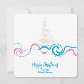 Minimalistische trans Kerstmis (Voorkant)