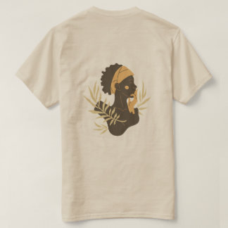 Minimalistische Tribale Silhouet Kunst T-Shirt