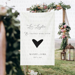 Minimalistische Trouwachtergrond Banner Elegante S