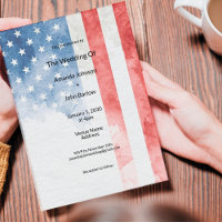 Minimalistische trouwerij met vervaagde Amerikaans