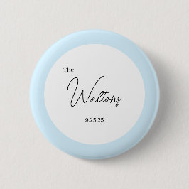 Minimalistische Trouwknop Ronde Button 5,7 Cm