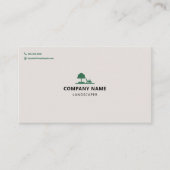 minimalistische tuinarchitect visitekaartje (Voorkant)
