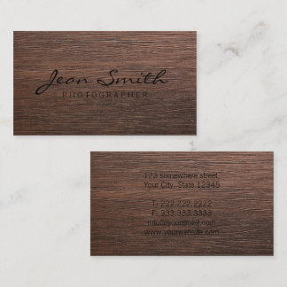 Minimalistische typografie Elegant Professional Visitekaartje