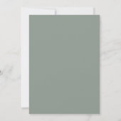 Minimalistische Typografie kruiswijze boogdoop Kaart (Achterkant)