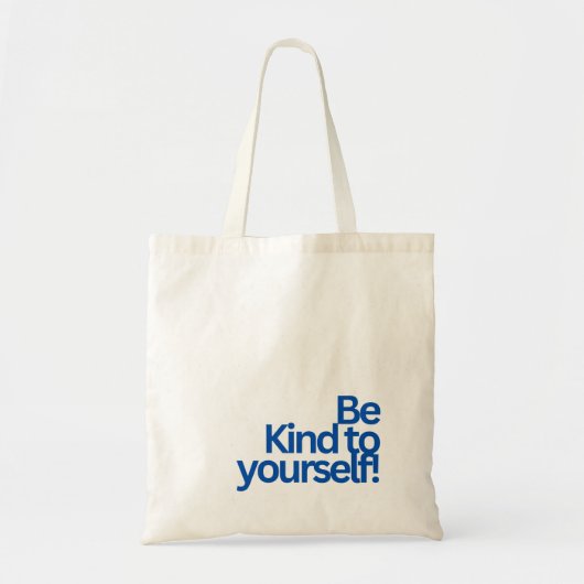 MINIMALISTISCHE TYPOGRAFIE QUOTE TAS (Voorkant)