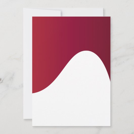 Minimalistische uitnodiging voor kerstwijnproeveri (Achterkant)