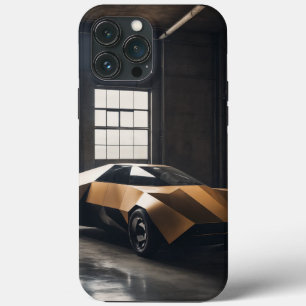 Minimalistische veelhoekige auto: Rick Owens ontmo iPhone 13 Pro Max Hoesje
