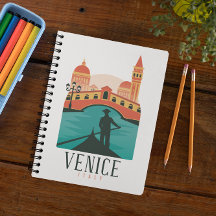 Minimalistische Venetië Italië Vintage Reis Gondel