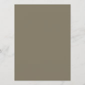 Minimalistische verloven en wijnstokken bruiloft t programma (Achterkant)