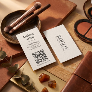 Minimalistische Verticale QR Code   Aardtint   Sch Visitekaartje