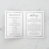 Minimalistische viering van het leven Herdenkings- Programma (Binnen)