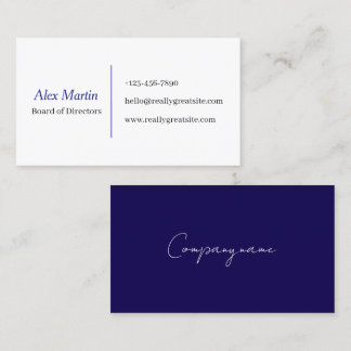 Minimalistische Visitekaart voor Professionals Visitekaartje