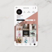 Minimalistische Visitekaartjes Aangepaste Logo QR- (Voorkant)