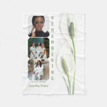 Minimalistische Vredeslelie-herdenking