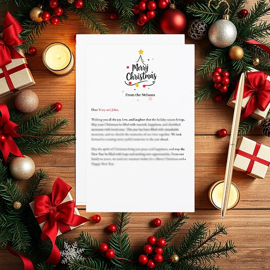 Minimalistische vrolijke kerstboom abstract