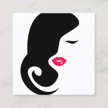 Minimalistische vrouw silhouet zwart schoonheidssa