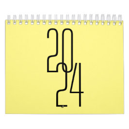 Minimalistische wandkalender kalender