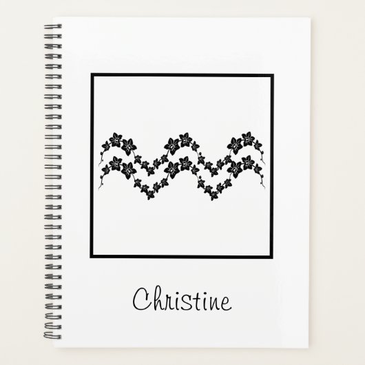 Minimalistische Waterman sterrenbeeld geboortebloe Planner (Voorkant)