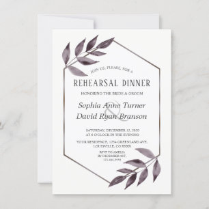 Minimalistische Waterverf Ink Foliage Repetitie Di Kaart