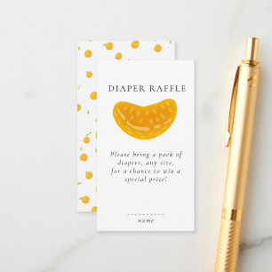 Minimalistische waterverf oranje boho babyshower informatiekaartje