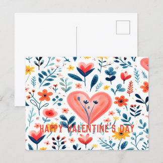 MINIMALISTISCHE WATERVERF SCANDINAVISCHE BLOEMENHA FEESTDAGENKAART