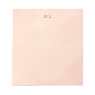 Minimalistische waterverf splash Teacher Pink Notitieblok