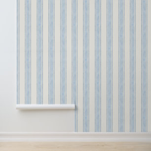 Minimalistische Waterverf Stripes jongensbehang Behang