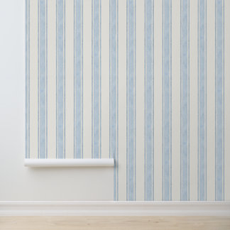 Minimalistische Waterverf Stripes jongensbehang Behang