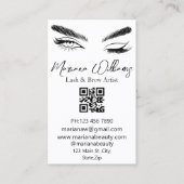 minimalistische welkomstjes en wenkbrauwen van kun visitekaartje (Voorkant)