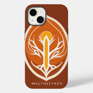 Minimalistische Wellness Logo - Vectorontwerp Case-Mate iPhone 14 Hoesje