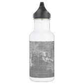 Minimalistische  Wereldkaart Waterfles (Rechts)