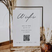 Minimalistische Wifi Code, QR Code Wifi Verbinden Kaart