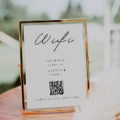 Minimalistische Wifi Code, QR Code Wifi Verbinden Kaart