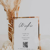 Minimalistische Wifi Code, QR Code Wifi Verbinding Kaart