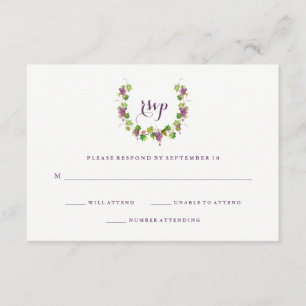 Minimalistische Winery   Interventieweddenschap RSVP Kaartje