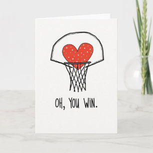 Minimalistische Winnaarskaart met Hart Kaart