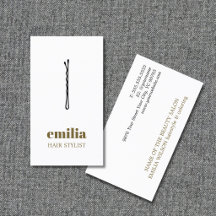 Minimalistische witte antieke gouden zwarte haarsp