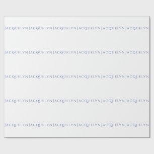 Minimalistische witte blauwe gewone elegante moder cadeaupapier