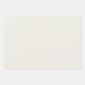 Minimalistische witte duif off witte effen effen k inpakpapier vel (Voorkant 2)