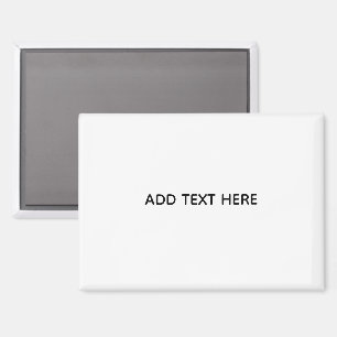 Minimalistische witte elegant voor elke gelegenhei magneet