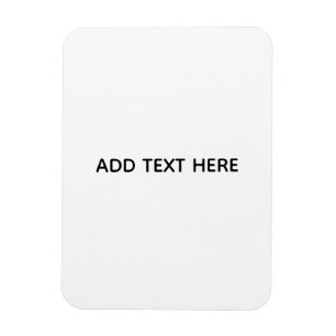 Minimalistische witte elegant voor elke gelegenhei magneet