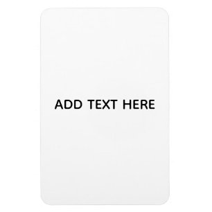 Minimalistische witte elegant voor elke gelegenhei magneet