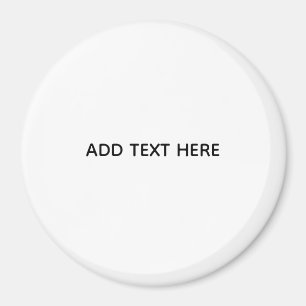 Minimalistische witte elegant voor elke gelegenhei magneet