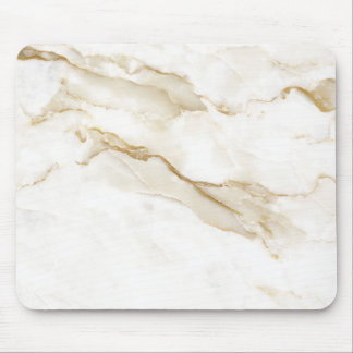 Minimalistische witte marmer muismat