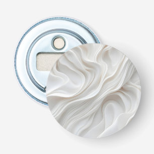 Minimalistische witte marmeren golf fles opener el