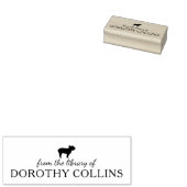 Minimalistische Yorkshire hond uit de bibliotheek Rubberstempel (Gestempeld)