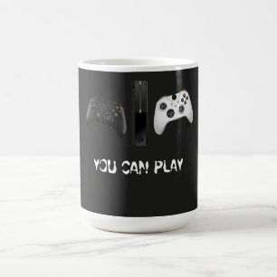 Minimalistische "You Can Play" Gaming Controller M Koffiemok